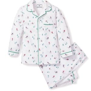 Petite Plume Children’s Flannel Ski Pajamas